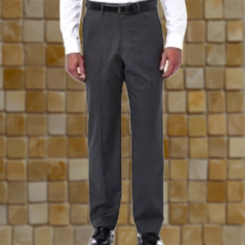 Haggar HAGGAR Premium Stretch Dress Classic Pants Flat Front Grey 42 30 Mens Regular Inseam 30in Waist 42in Vintage? No Size US 42 / EU 58 - 1 Preview