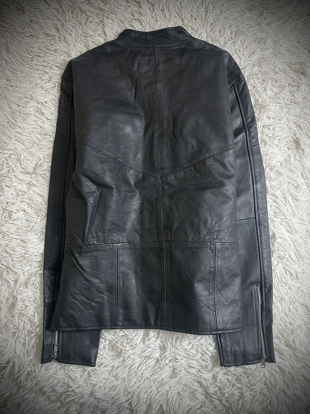 14th Addiction rare 2000s japanese brand by the "r" biker leather jacket Size US L / EU 52-54 / 3 - 6 Thumbnail