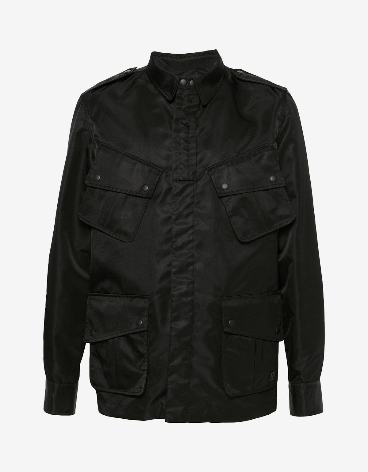 Givenchy Givenchy Black Applique Jacket SIZE 50 Size US L / EU 52-54 / 3 - 1 Thumbnail