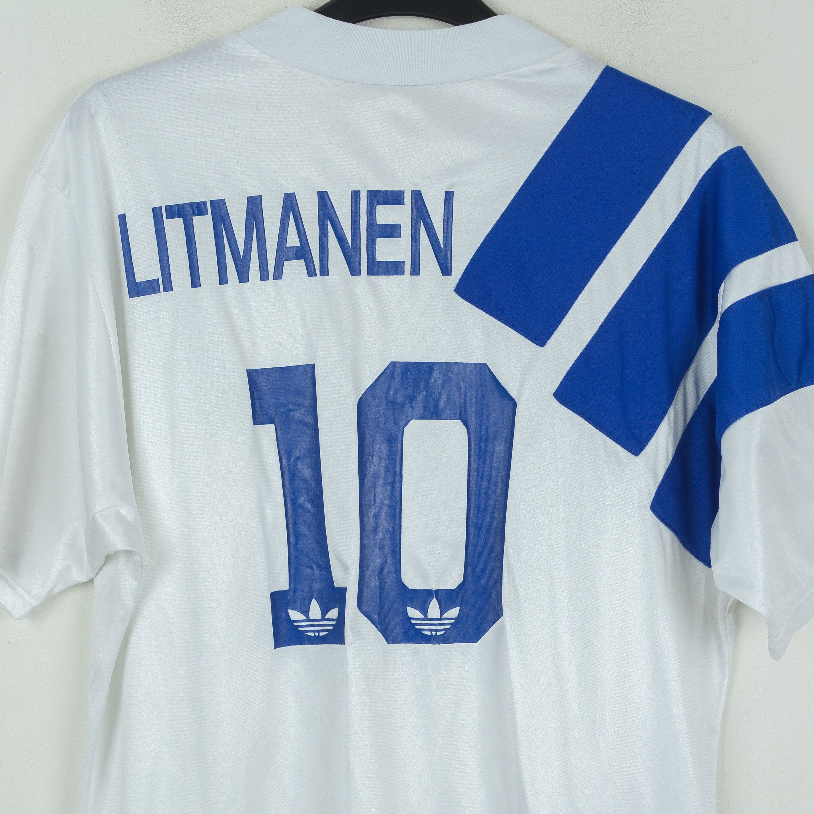 Adidas × Vintage Finland XL Football Home Jersey 1993 1995 Shirt #10 Litmanen Size US XL / EU 56 / 4 - 7 Thumbnail