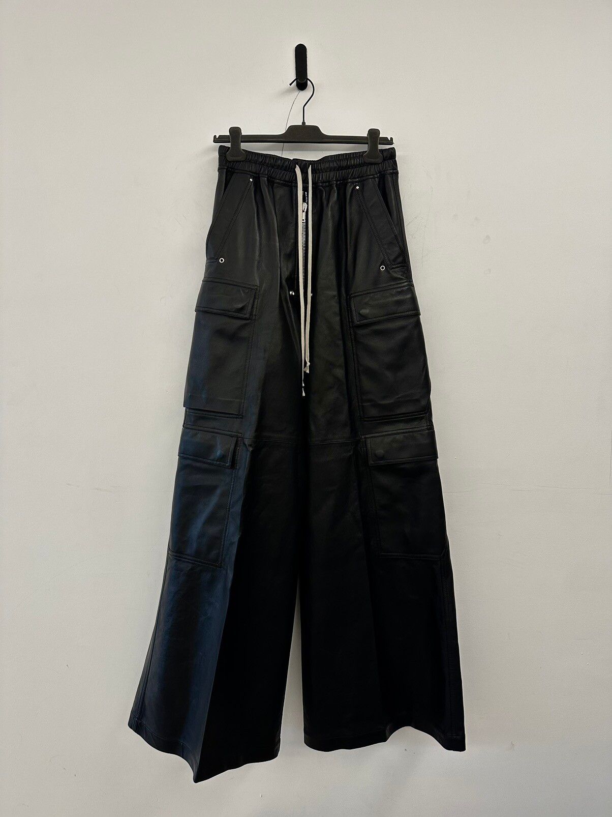 Rick Owens Rick owens23S/S leather Cargo bela pants | Grailed