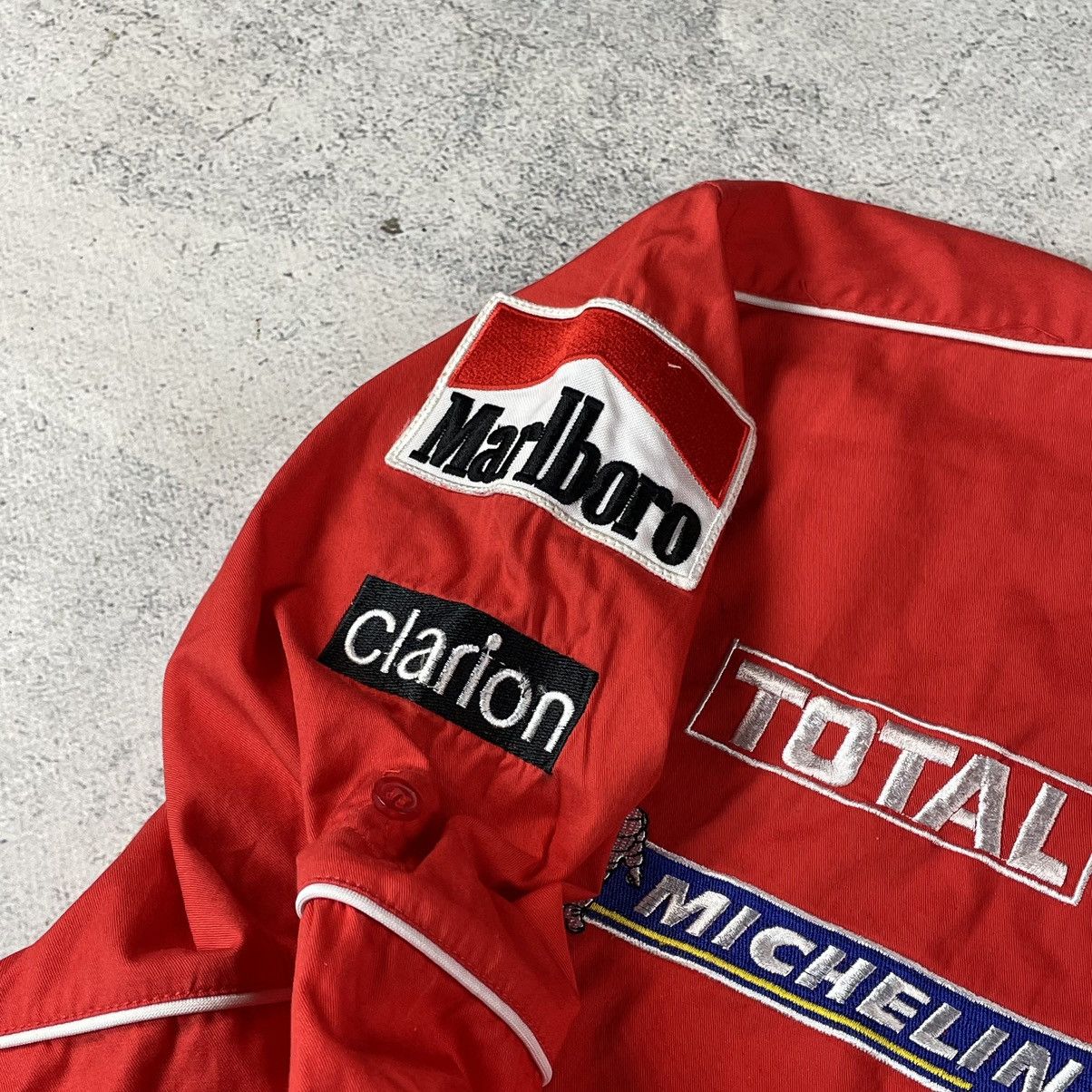 Marlboro Formula 1 Puegot Marlboro Signed Marcus Gronholm Shirt Size US XXL / EU 58 / 5 - 10 Thumbnail