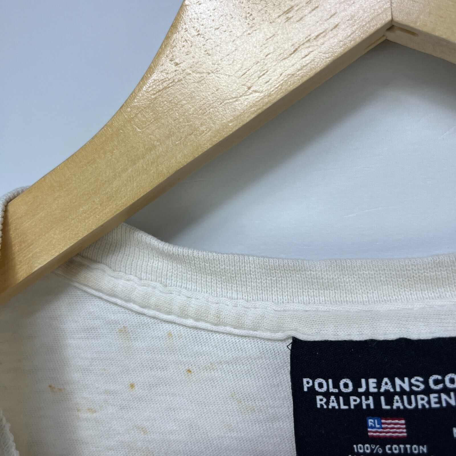 Ralph Lauren × Vintage Vintage 90s Polo Ralph Lauren Jeans T Shirt Medium Size US M / EU 48-50 / 2 - 5 Thumbnail