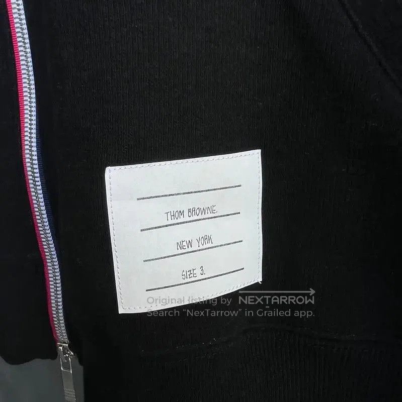 Thom Browne Thom Browne Black Cotton Men's Jacket . Size US M / EU 48-50 / 2 - 5 Thumbnail