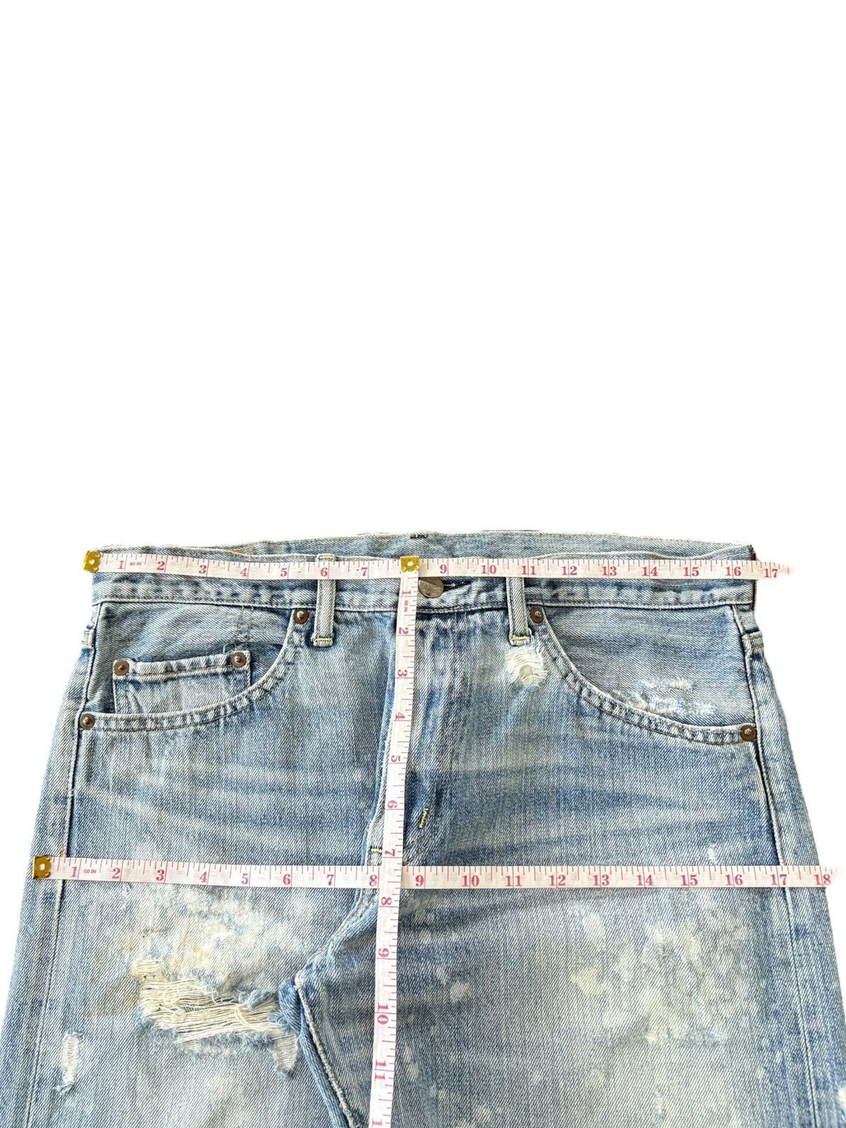 Ksubi Vintage Japanese RNA Bleached Wash Distressed Loose Jeans Size US 33 - 7 Thumbnail