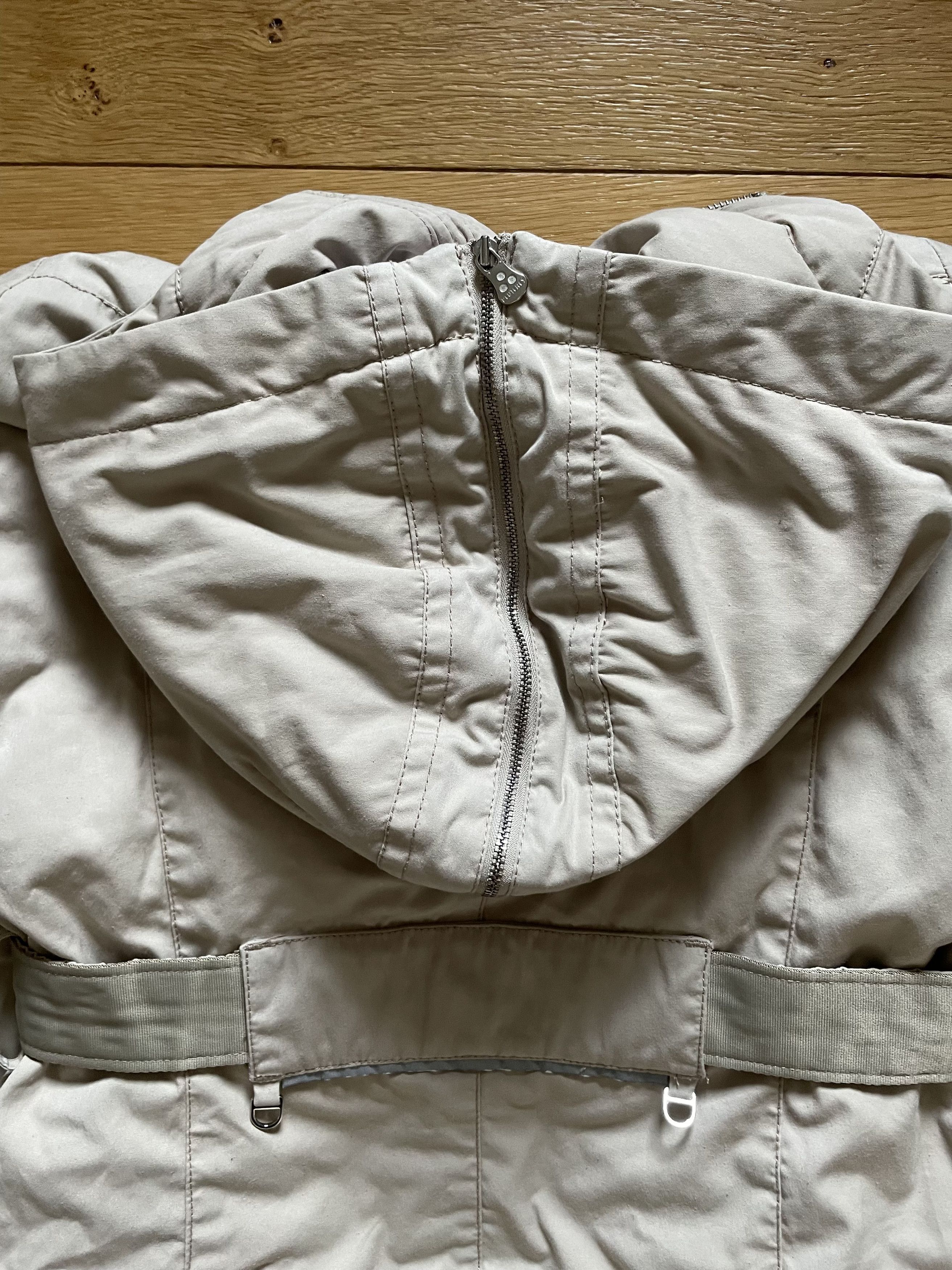 Peuterey Peuterey Beige Belted Hooded Puffer Jacket Size M / US 6-8 / IT 42-44 - 7 Thumbnail