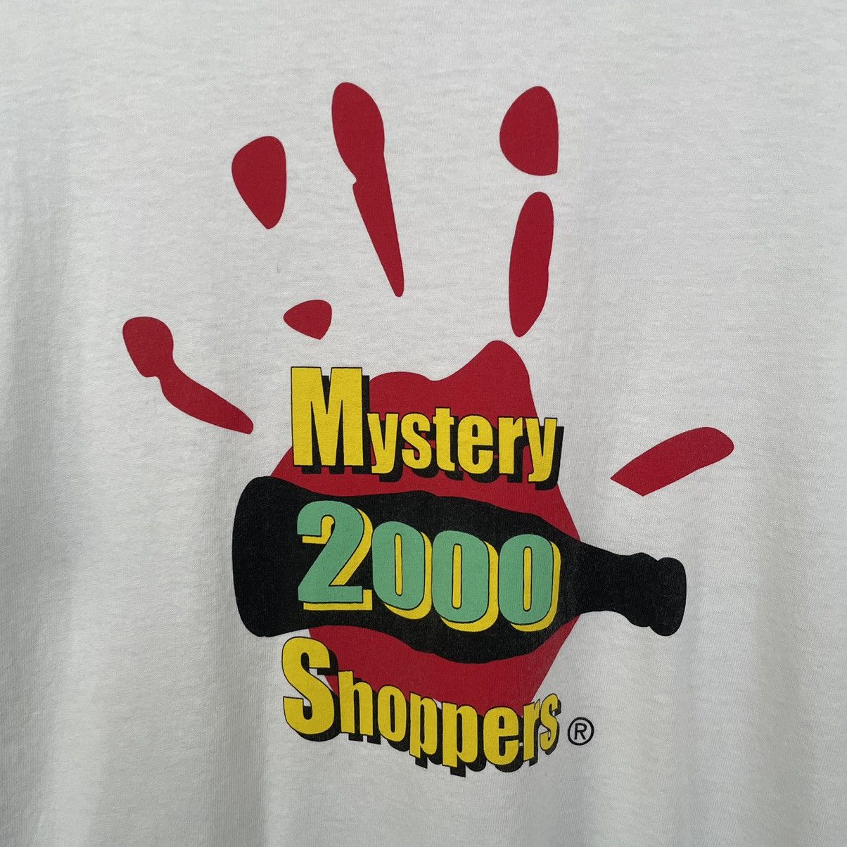 Vintage 2000s Coca Cola x Mcdonald Mystery 2000 Shoppers Promo Tee Size US L / EU 52-54 / 3 - 2 Thumbnail