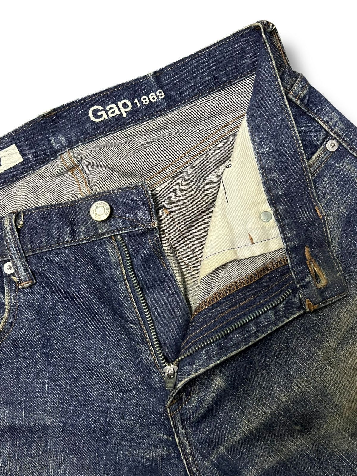 Gap Vintage Gap 1969 Skinny - Faded Mud Wash Denim Size US 32 / EU 48 - 9 Thumbnail