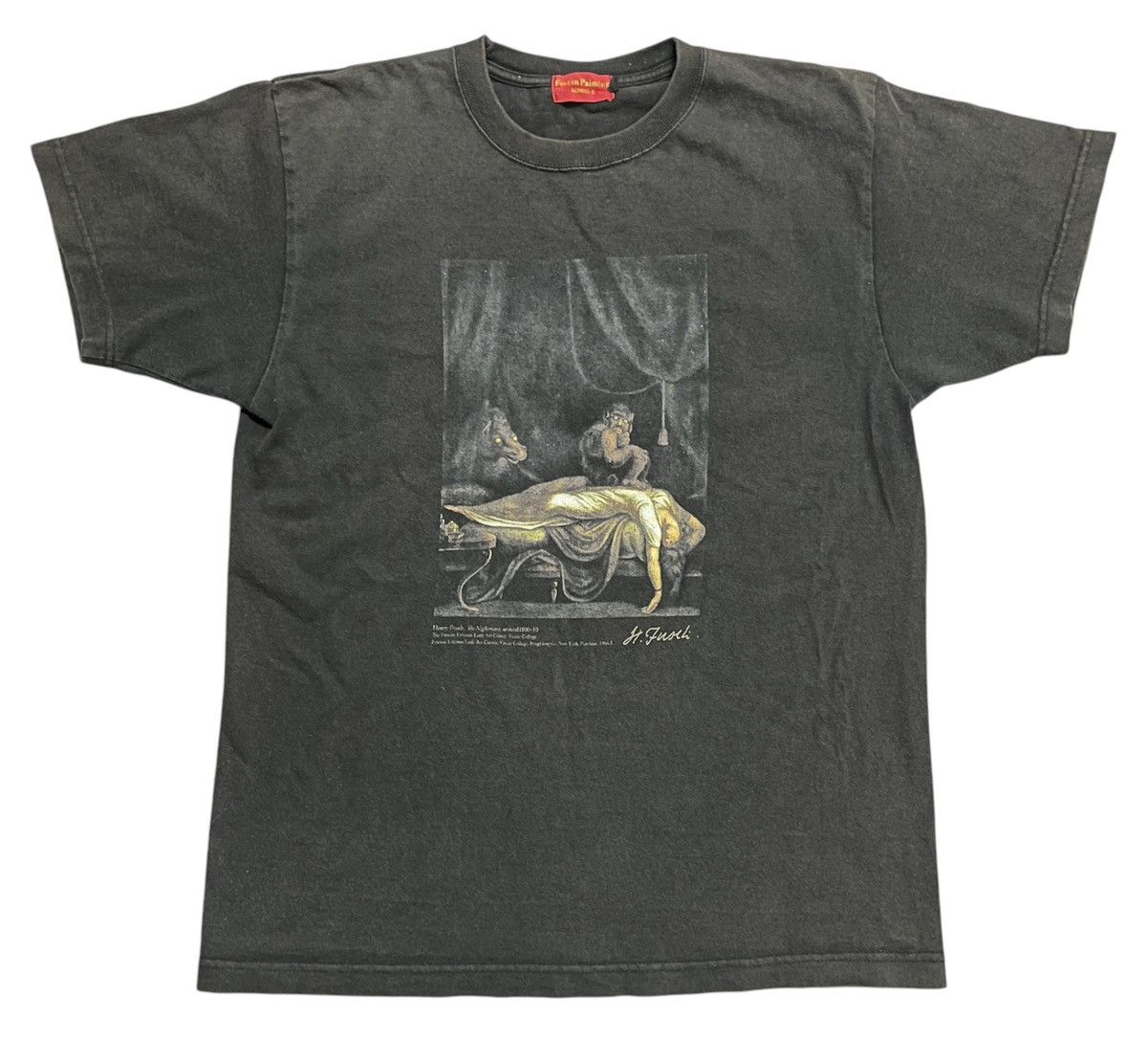 Vintage Vintage “The Nightmare” Henry Fuseli Art T Shirt Size US S / EU 44-46 / 1 - 1 Thumbnail