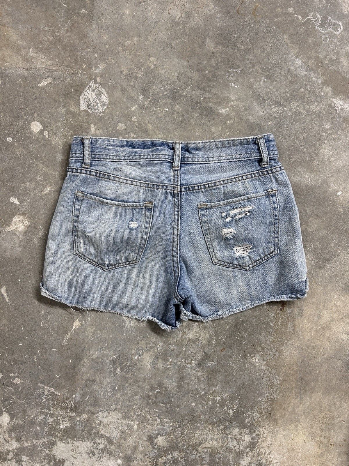 Other Eunina Denim Short Shorts Sexy Boyfriend Size 5 Womens Size 29" - 1 Thumbnail