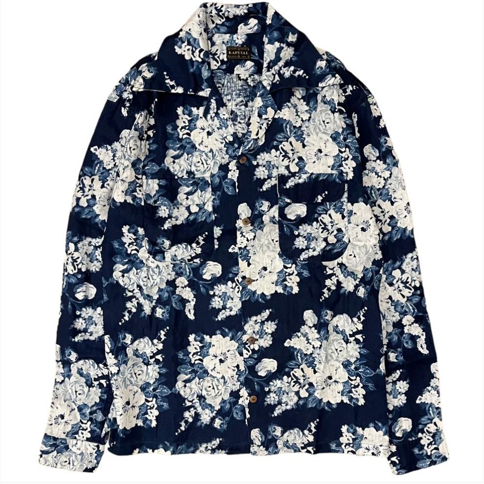 Kapital Kapital IDG Linen Floral Shirt Size US XL / EU 56 / 4 - 1 Thumbnail