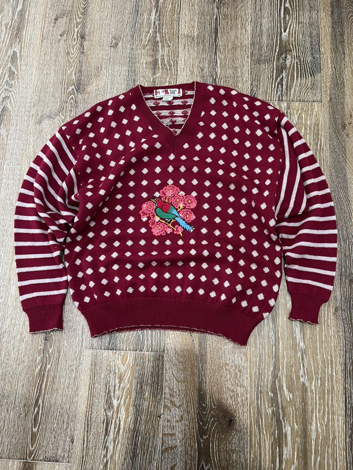 トップス 90s vintage kansai yamamoto zip knit Japanese Brand × Kansai Yamamoto × Vintage Hype Sissy By