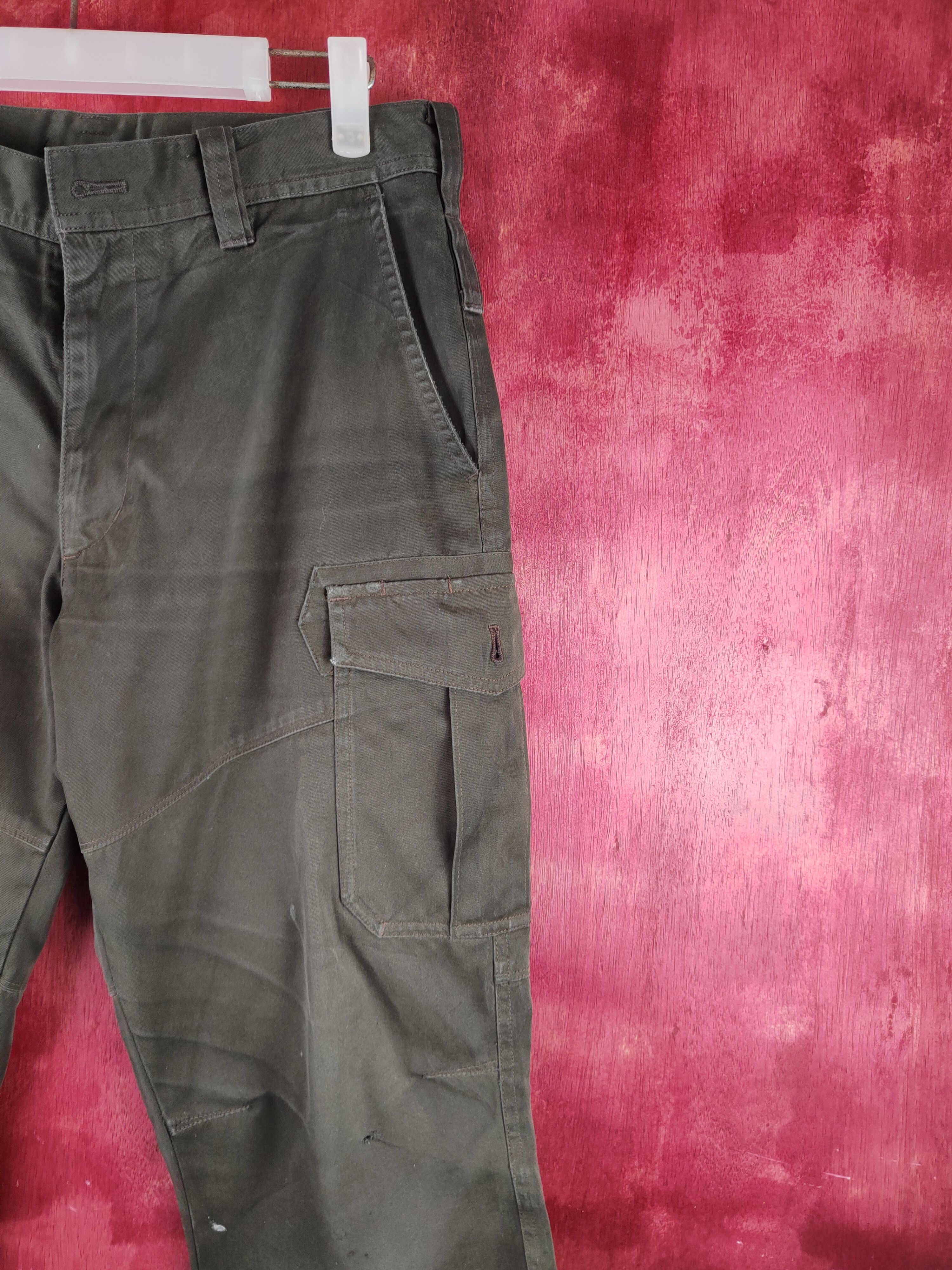 Japanese Brand Burtle Dark Brown Multipocket Cargo Pants N#S48 Size US 30 / EU 46 - 7 Thumbnail