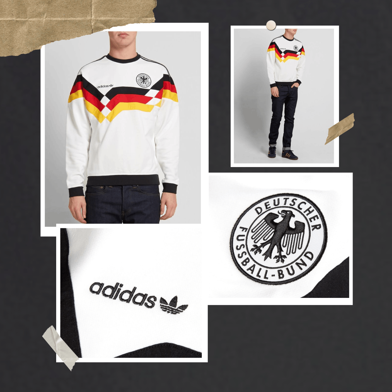 Adidas Sweatshirts Adidas Germany World Cup 1990 Reproduction Size US XS / EU 42 / 0 - 2 Thumbnail