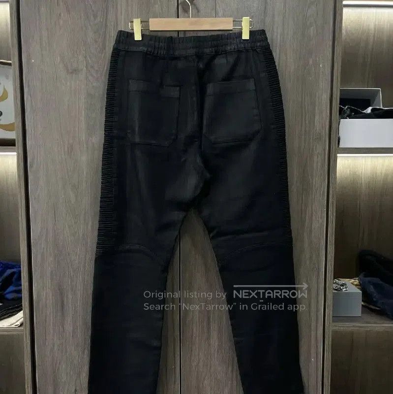 Balmain Balmain Women's Black Leather Jeans . Size 30" / US 8 / IT 44 - 2 Thumbnail