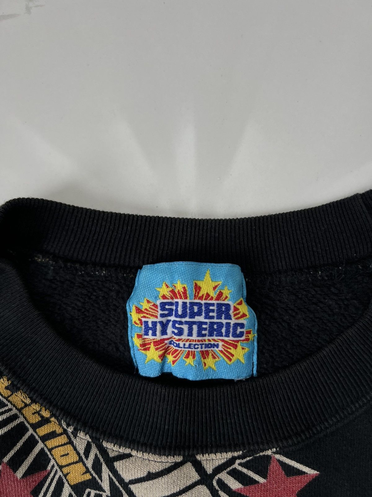 SUPER HYSTERIC GLAMOUR EXTREMLY RARE CREWNECK Y2K BOXY