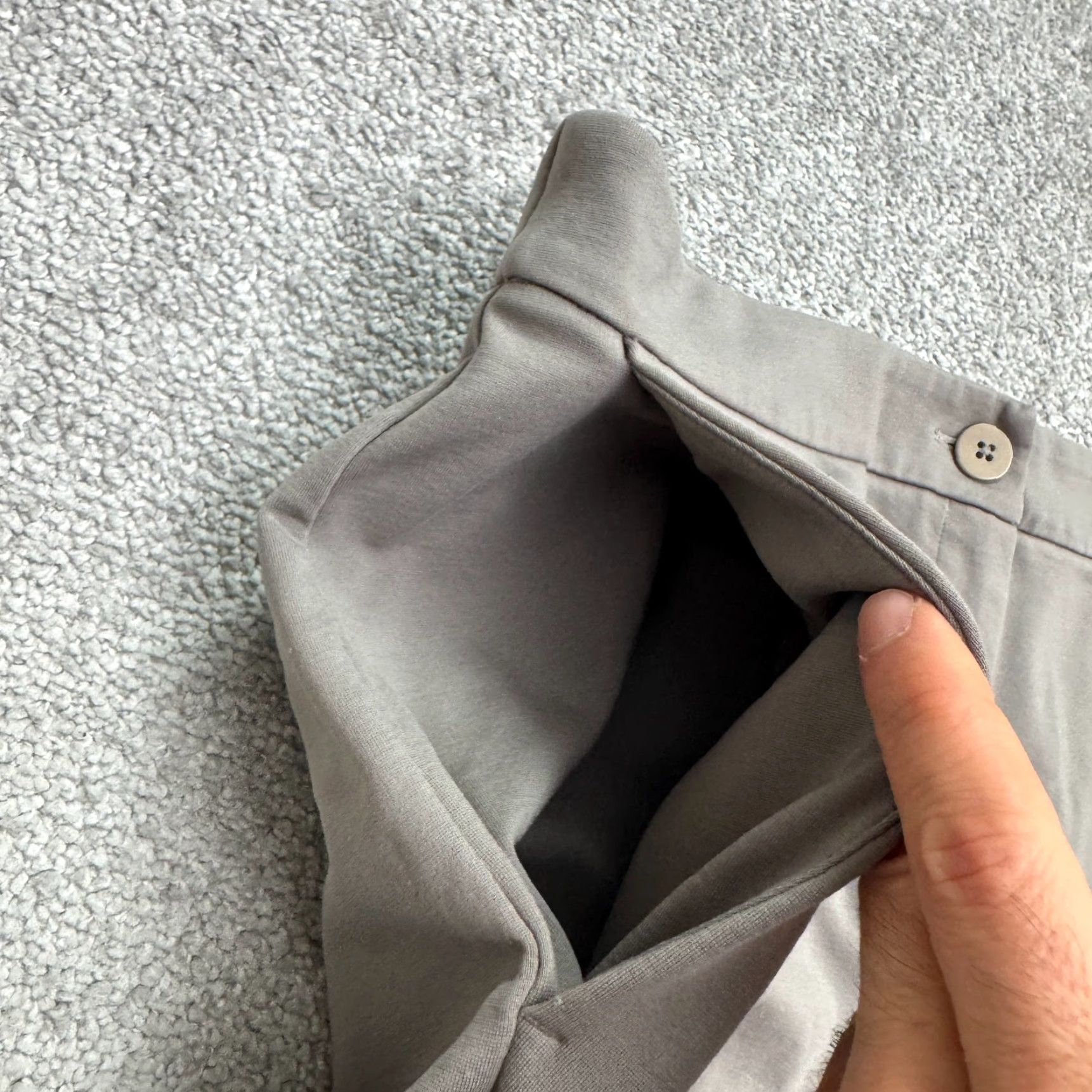 Eileen Fisher Eileen Fisher Pants Straight Ladies Regular Gray 32x27 Stretch Knit Comfortable Classic Workwear Casual Size 32" / US 10 / IT 46 - 4 Thumbnail