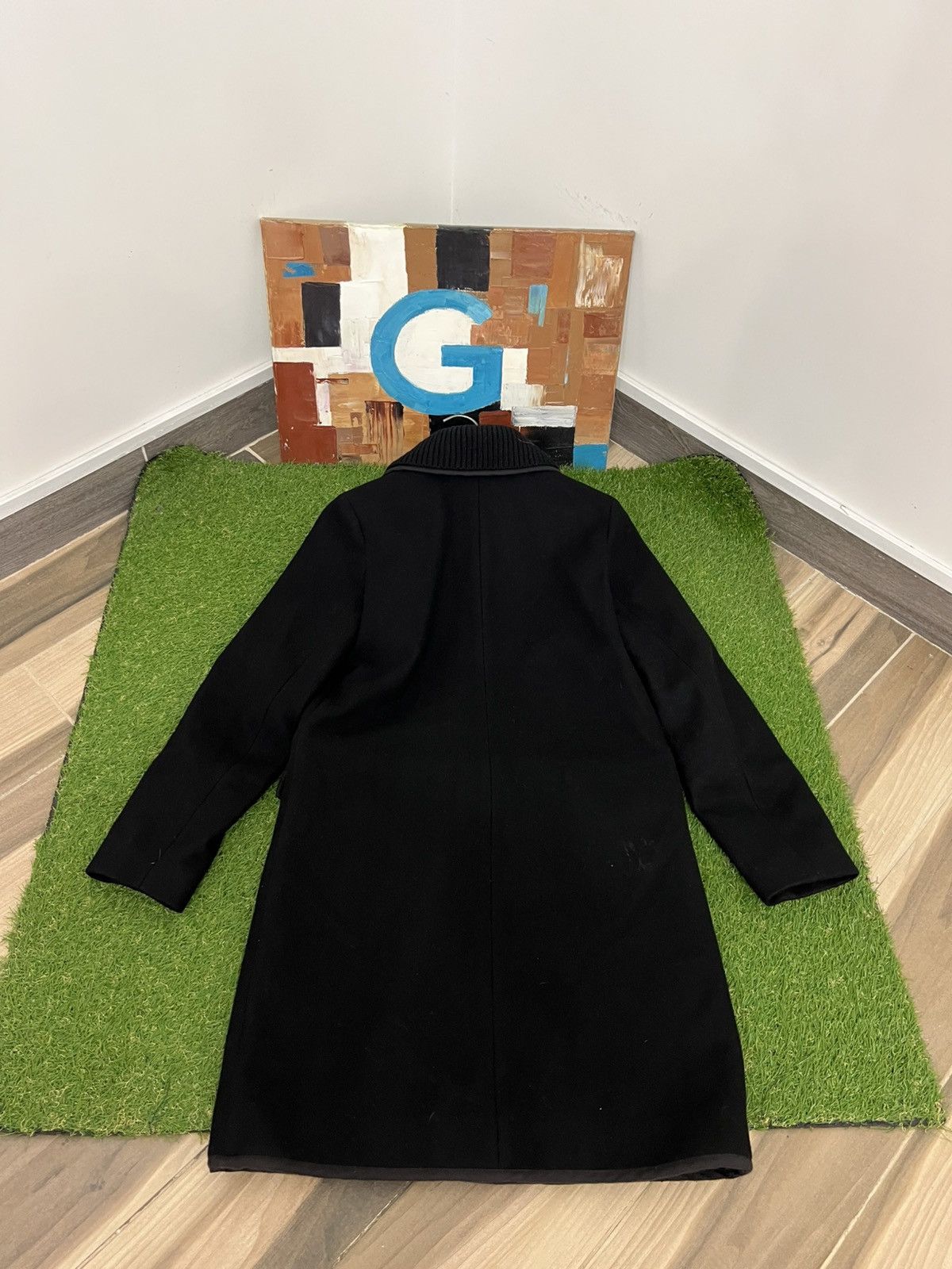 Sandro wool cashmere blend coat