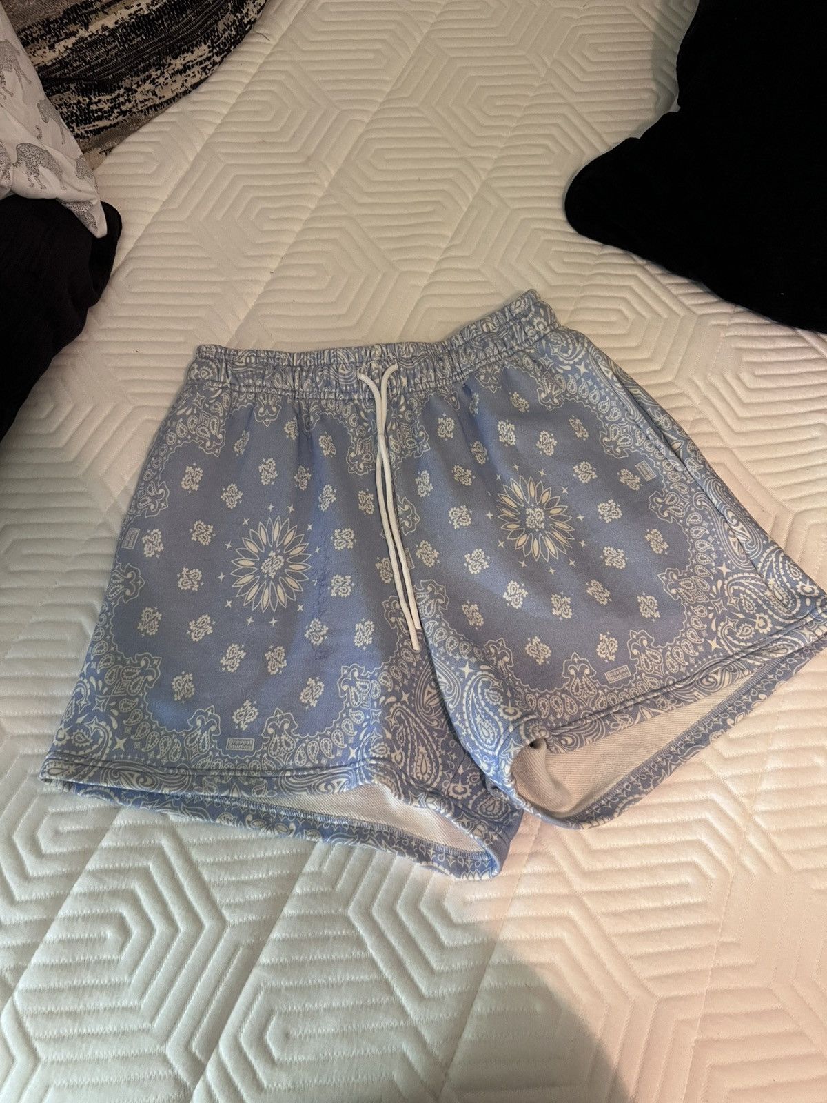 Bravest Studios Bravest Studios Blue Paisley Shorts Size US 36 / EU 52 - 1 Thumbnail