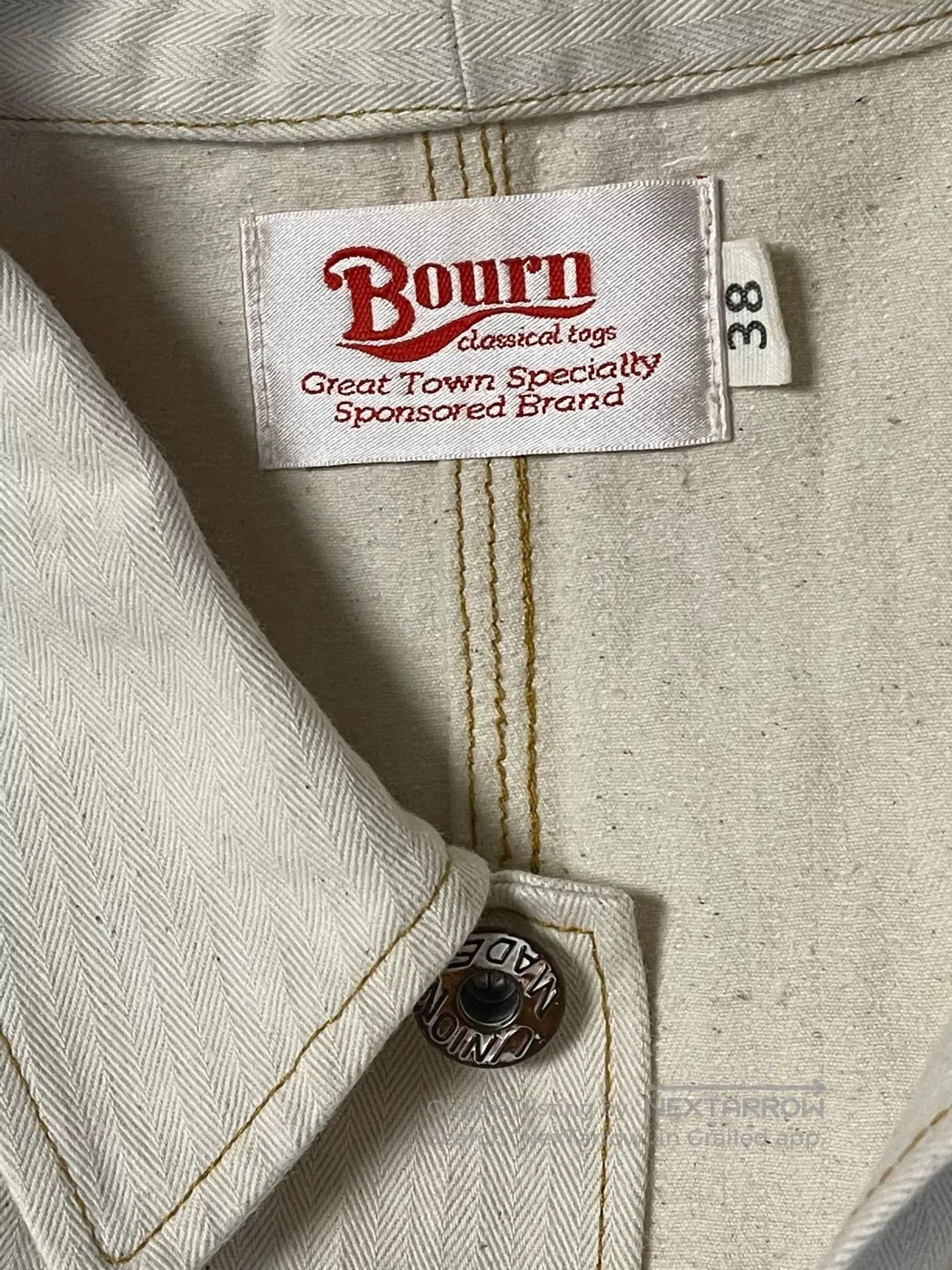 Japanese Brand Bourn White Spring Autumn Jacket. Size S / US 4 / IT 40 - 3 Thumbnail