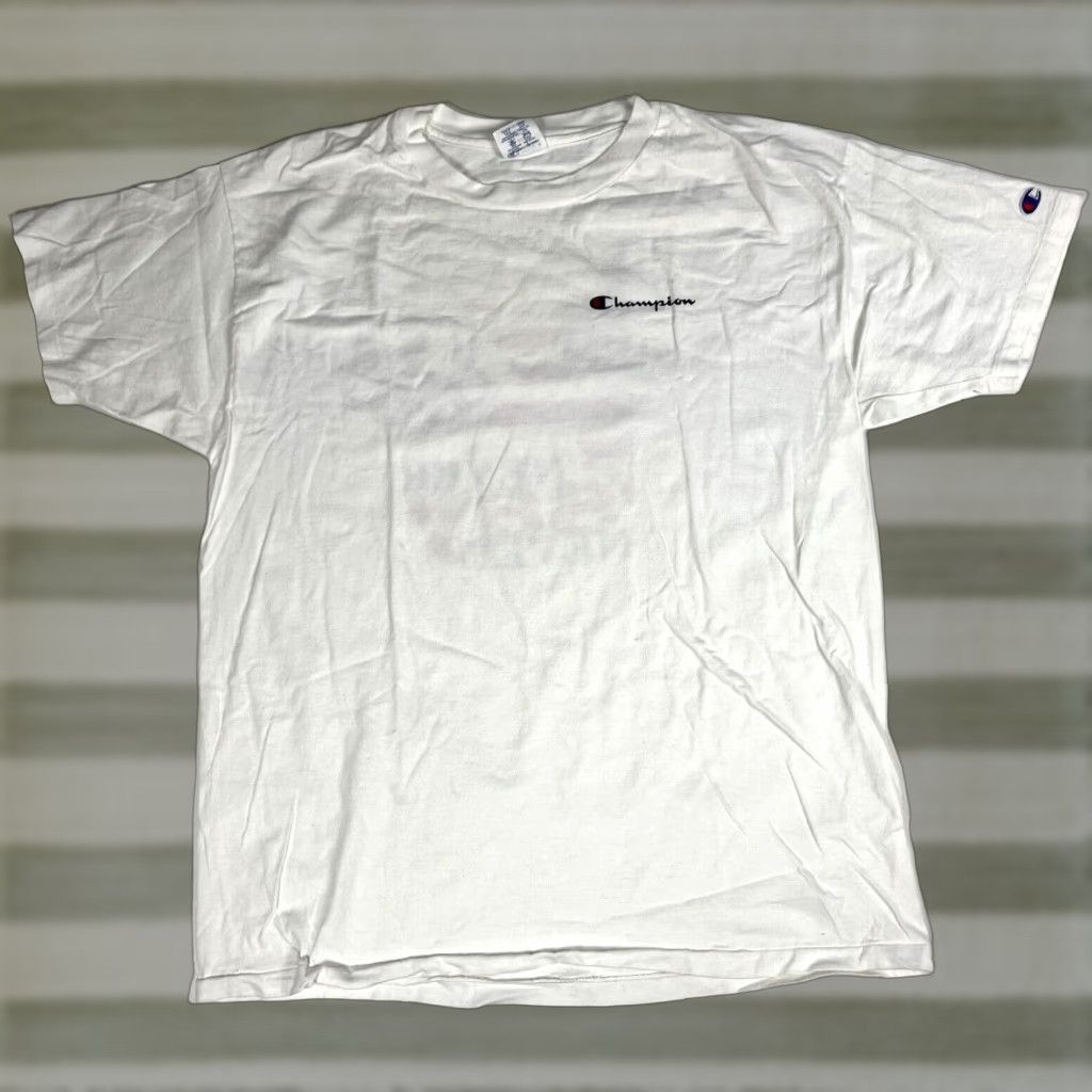 Champion Vintage Champion Never Say Never USA Olympics T-Shirt Made in USA Sz XL Men White 90s Sports 100% Cotton Short Sleeve Crew Neck Graphic Double-Sided Size US XL / EU 56 / 4 - 1 Thumbnail