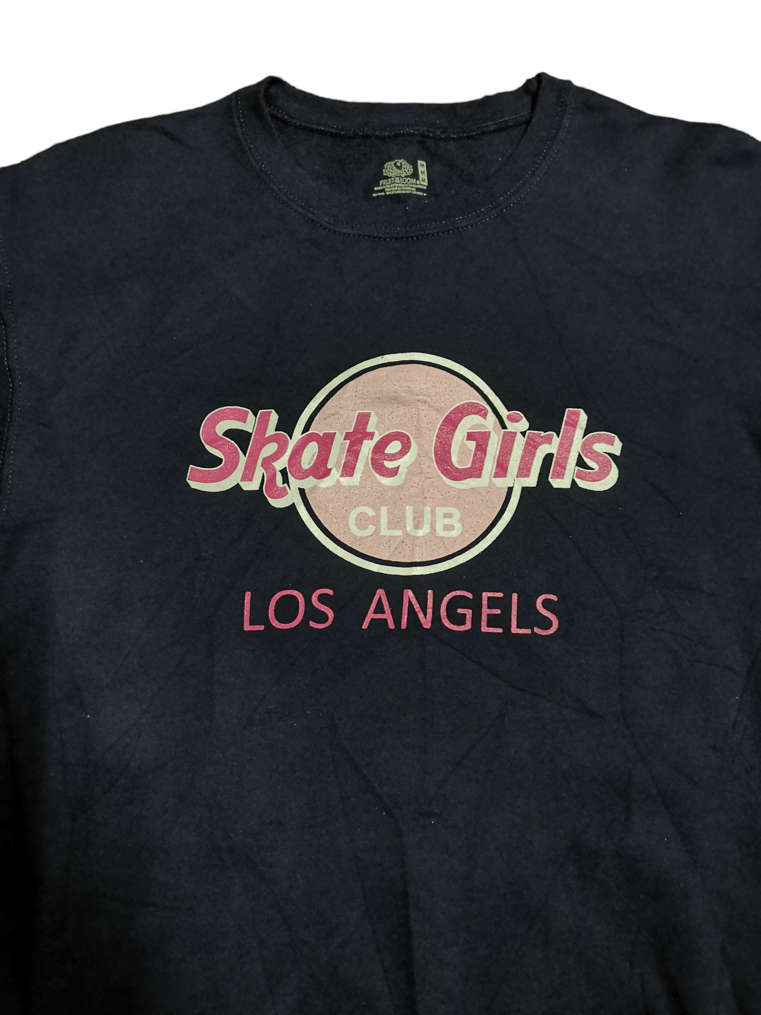 Girl Skateboards 🔥Vintage 90's Skate Girls Club Los Angeles Sweatshirt Size US M / EU 48-50 / 2 - 3 Thumbnail