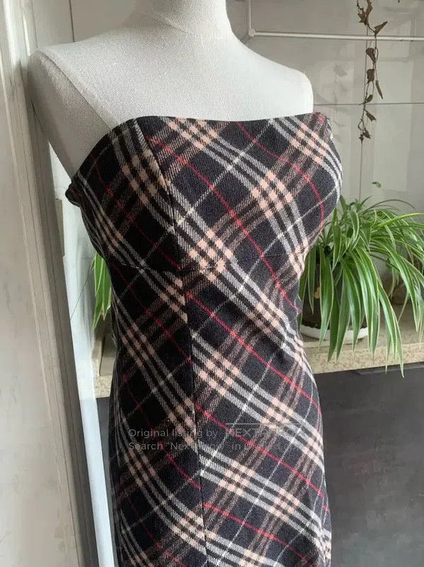 Burberry Burberry Colorblock Wool Blend Dress Size S. Size S / US 4 / IT 40 - 2 Thumbnail