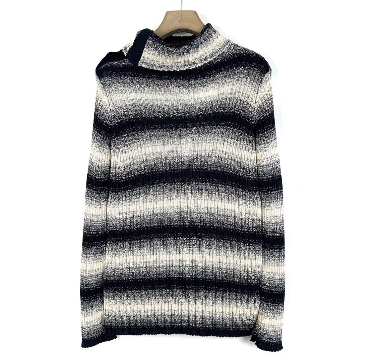Dior Dior gradient colorblock striped turtleneck sweater K12 Size S / US 4 / IT 40 - 2 Thumbnail