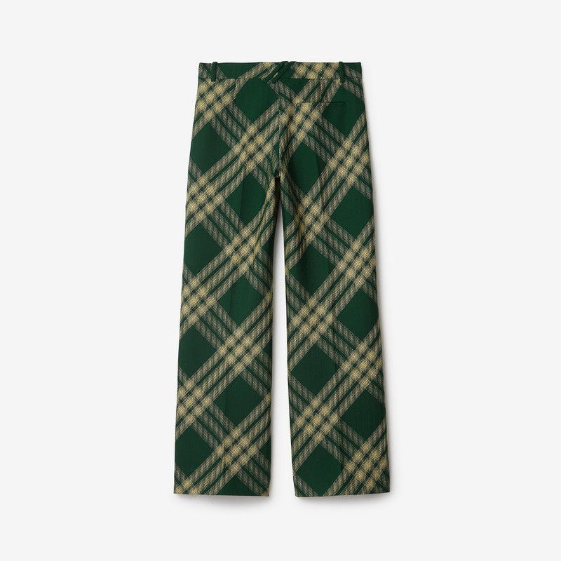 Burberry o1y0426 Casual Pant in Green/Beige Size US 40 / EU 56 - 2 Thumbnail