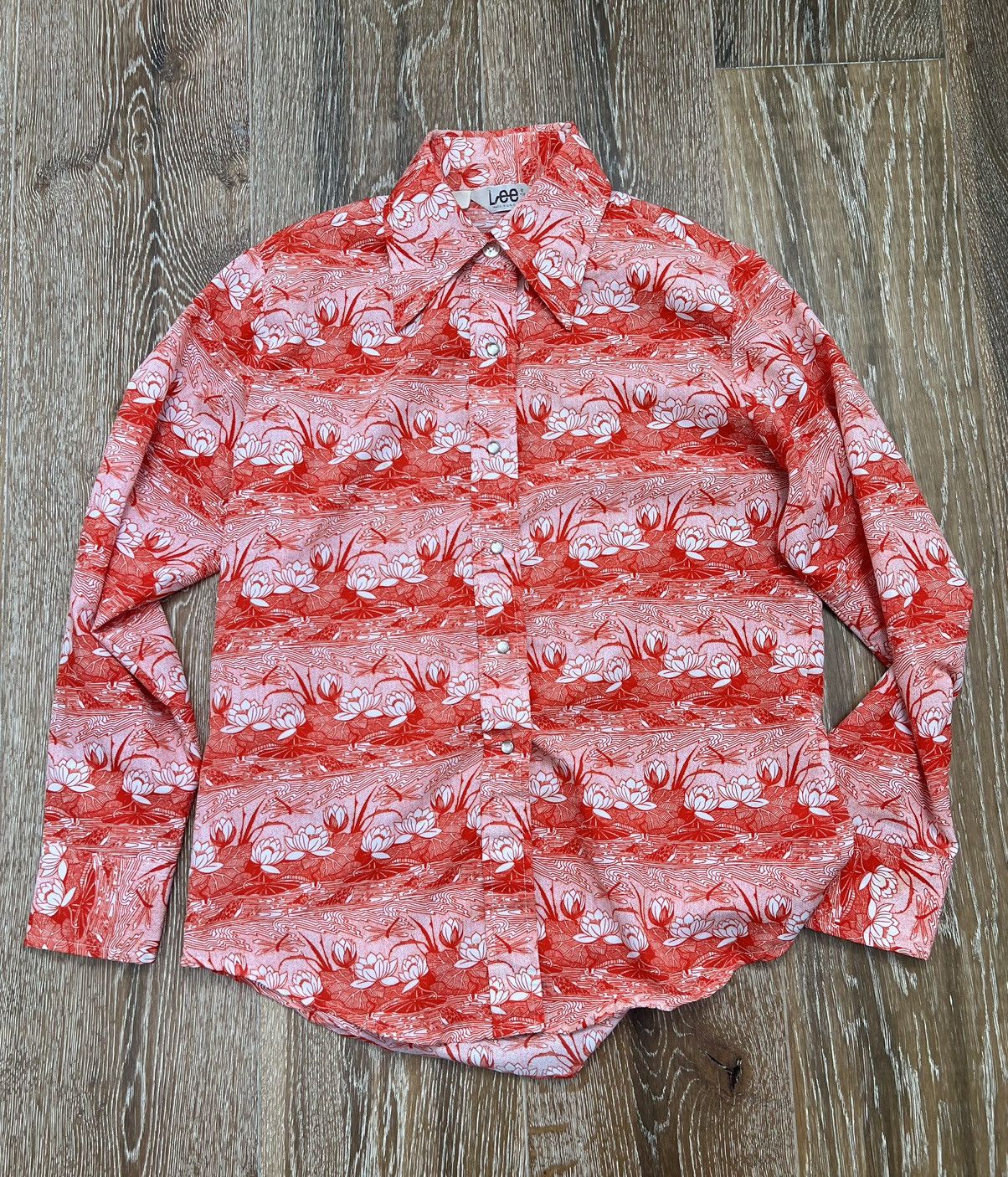 Lee Vintage 70s Lee rayon Buttonup shirt Size US S / EU 44-46 / 1 - 1 Thumbnail