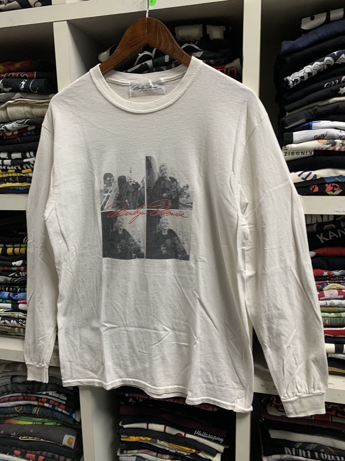 Band Tees × Vintage Vintage Marilyn Monroe white shirt Size US M / EU 48-50 / 2 - 6 Thumbnail