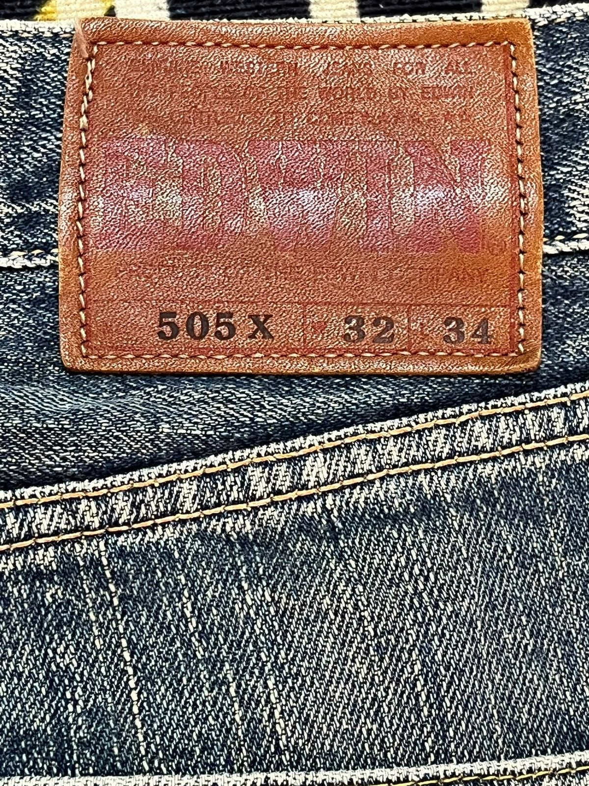 Edwin Vintage Edwin 505X Selvedge Distressed Denim Size US 32 / EU 48 - 8 Thumbnail