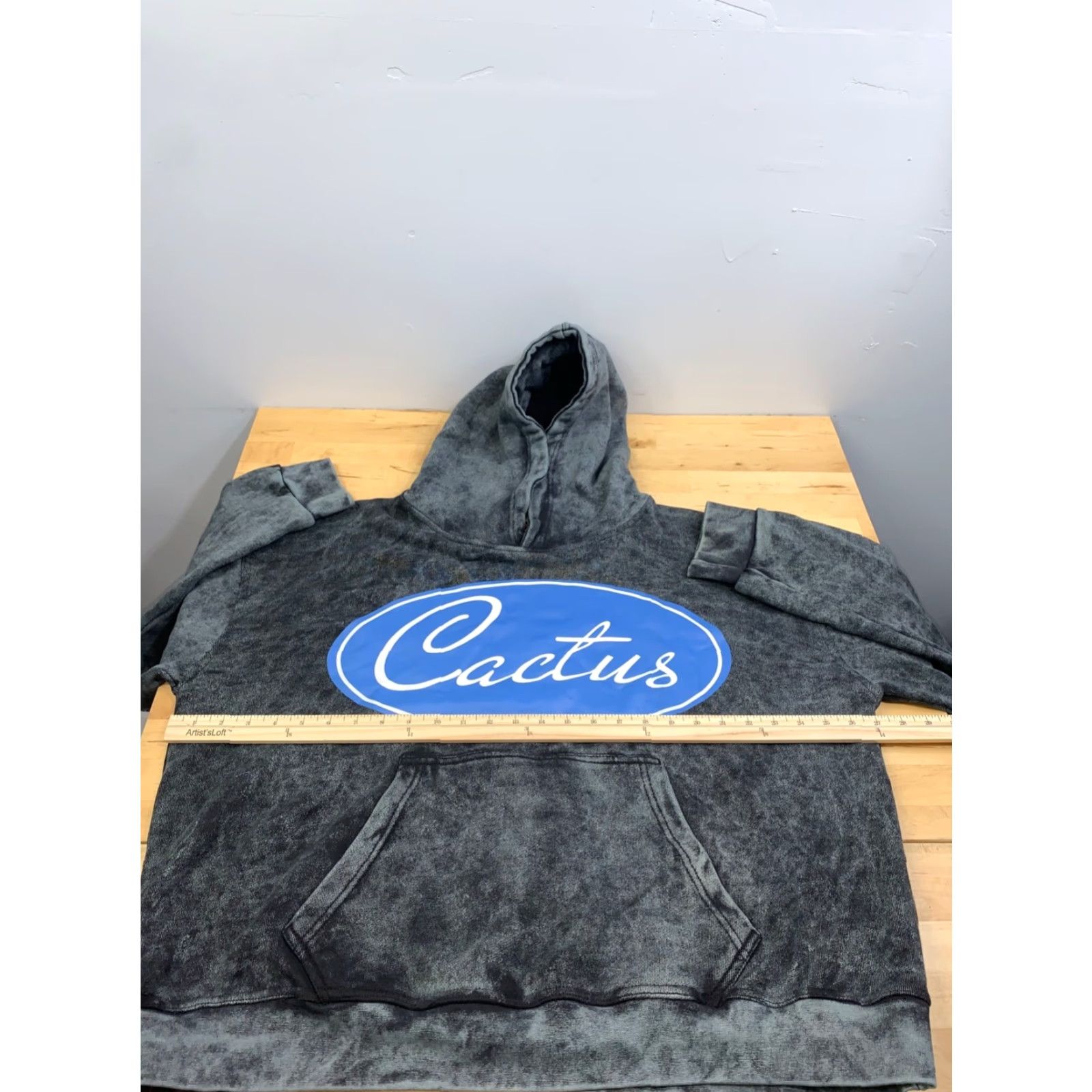 Vintage Cactus Valley Hoodie Mens XL Blue Streetwear Pullover Heavy Fleece Long Sleeve Drawstring 12117 Size US XL / EU 56 / 4 - 4 Thumbnail