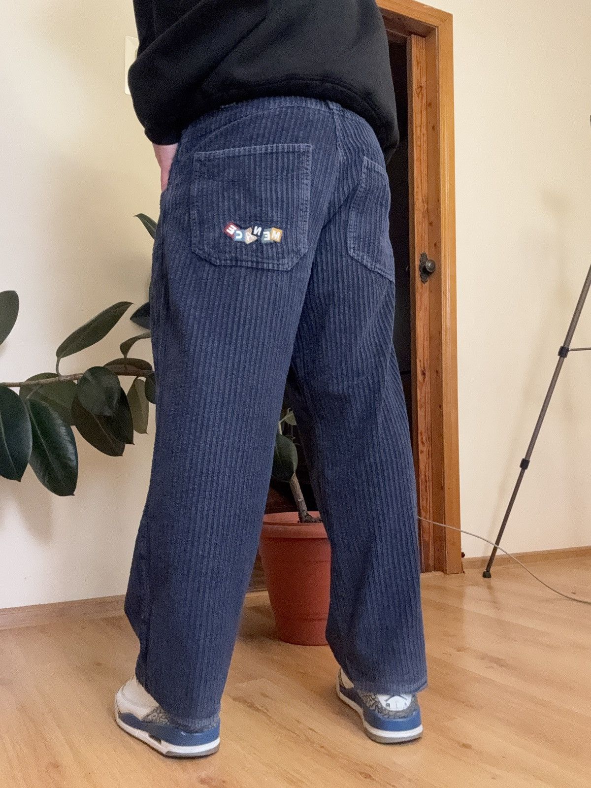 Menace Vintage 90s Menace Pants USA Skateboard Corduroy 34 Purple Size US 34 / EU 50 - 23 Thumbnail