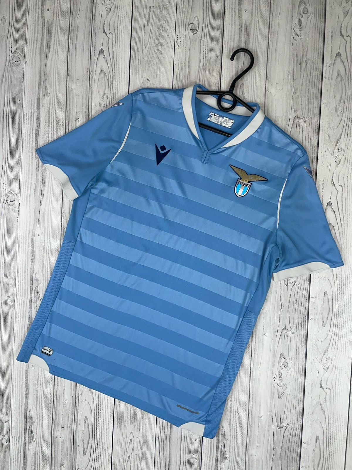 Other Vintage Lazio Soccer jersey size L blue Macron Size US L / EU 52-54 / 3 - 1 Thumbnail