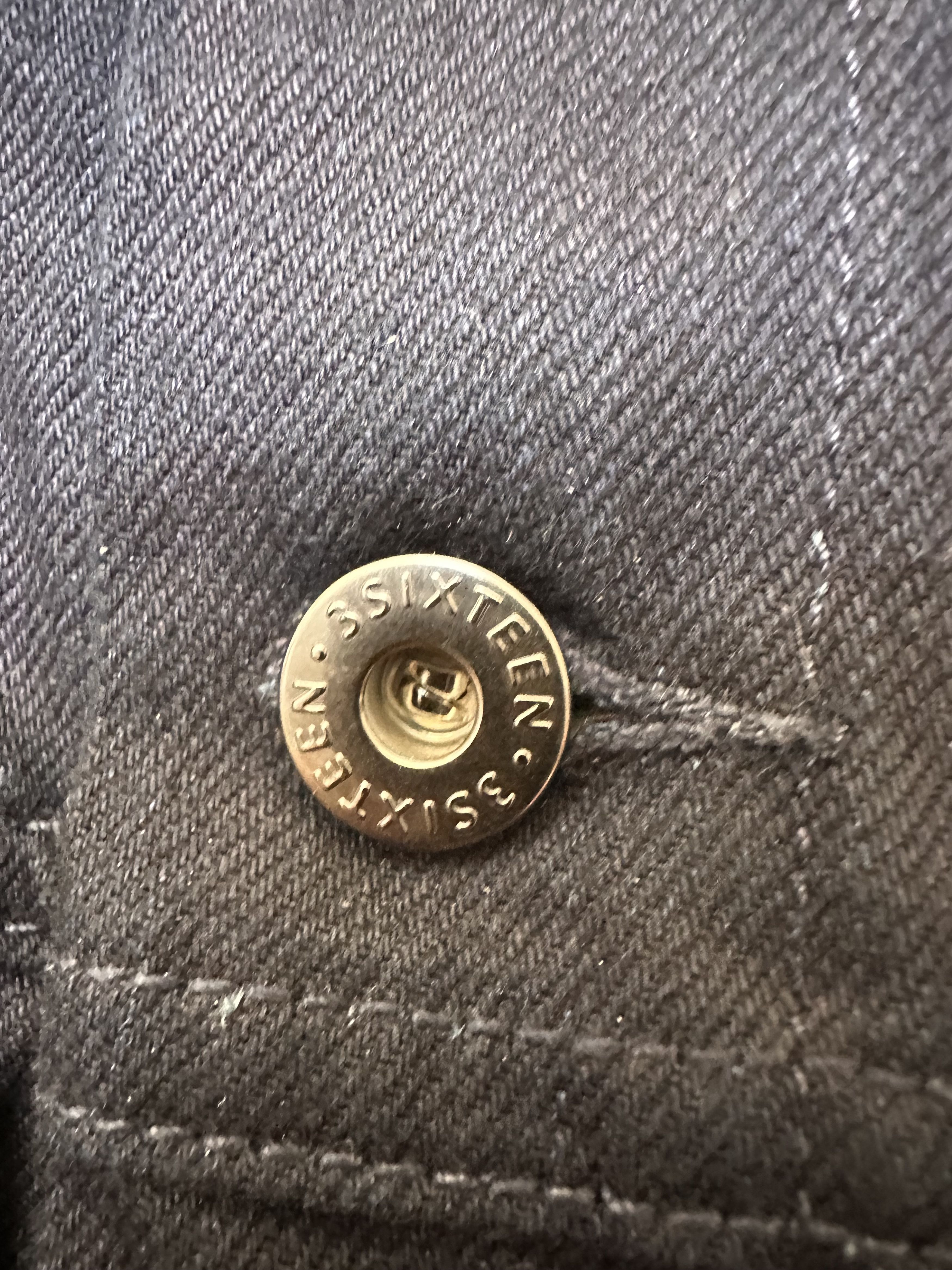 3sixteen 3sixteen Type 3s Denim Jacket – Shadow Selvedge – Size L Size US L / EU 52-54 / 3 - 4 Thumbnail