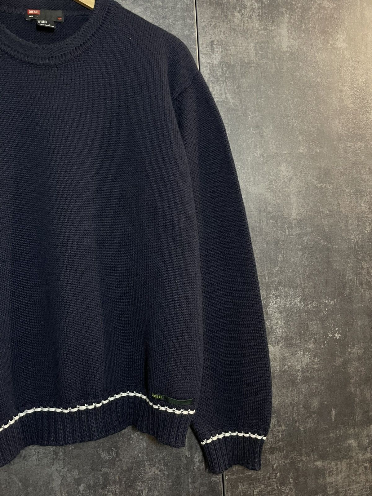 Diesel Vintage Diesel Logo Knit Sweater Jumper Crewneck ysl ralph Size US L / EU 52-54 / 3 - 4 Thumbnail