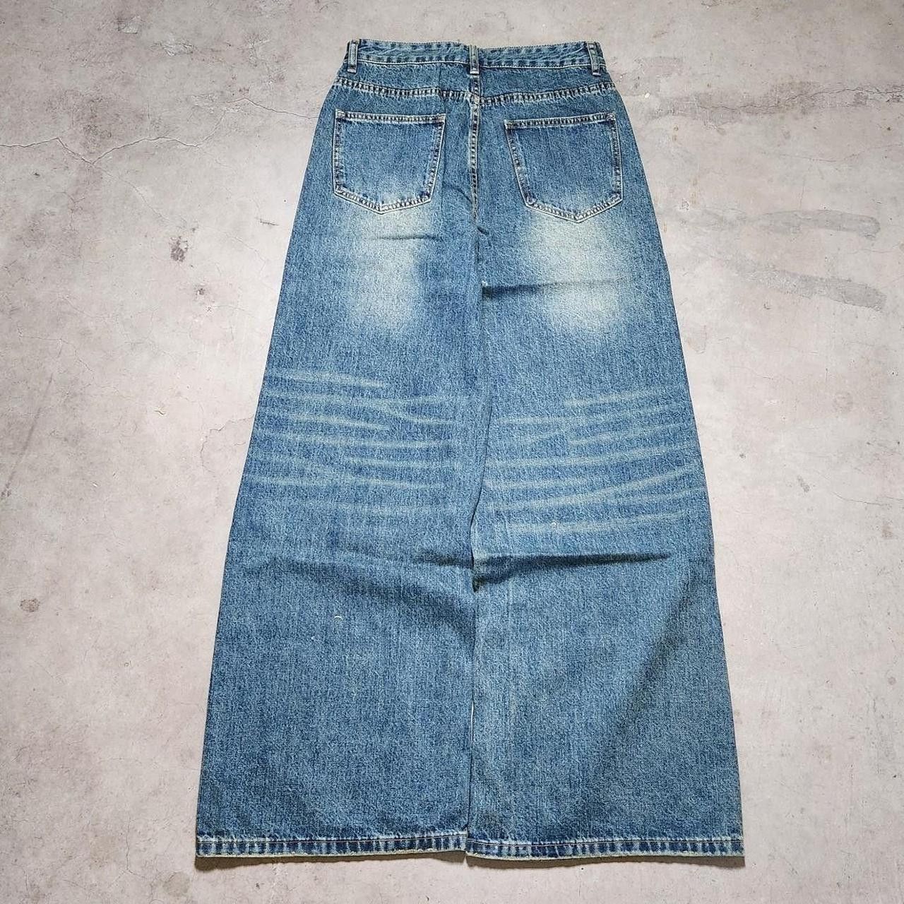 Japanese Brand Baggy faded blue denim 30 waist Size US 30 / EU 46 - 4 Thumbnail