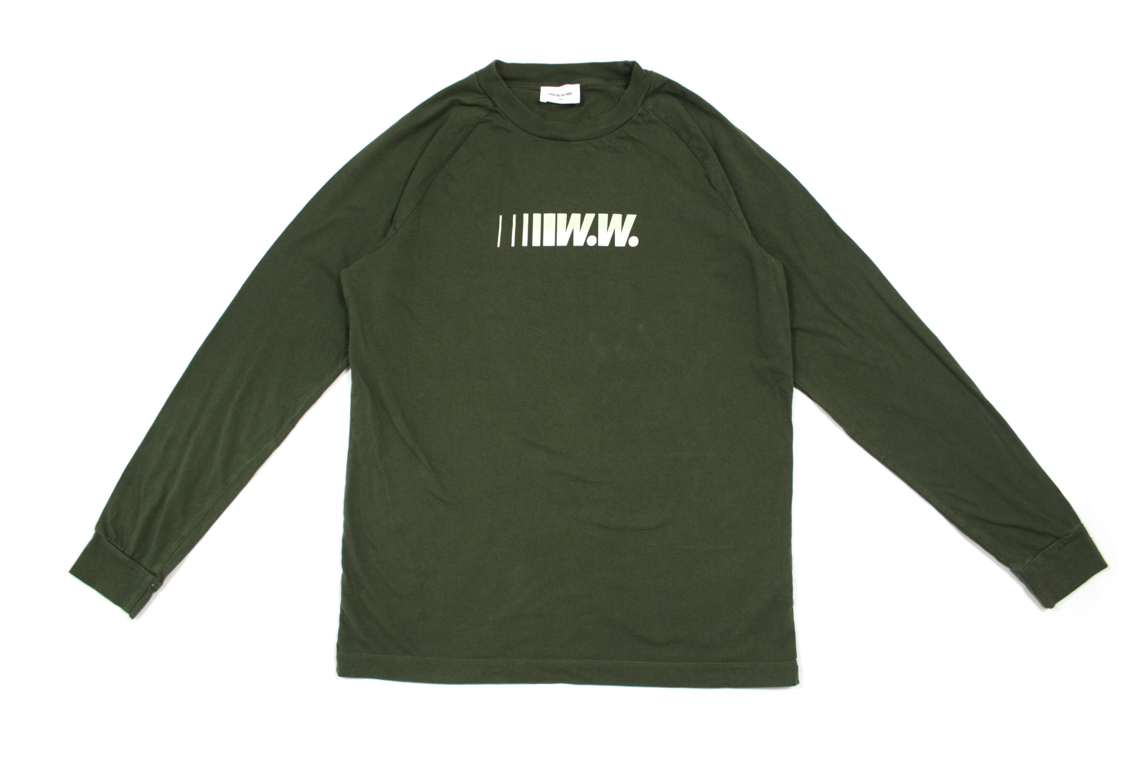 Wood Wood SS20 Han Big Logo Longsleeve Size US L / EU 52-54 / 3 - 1 Thumbnail