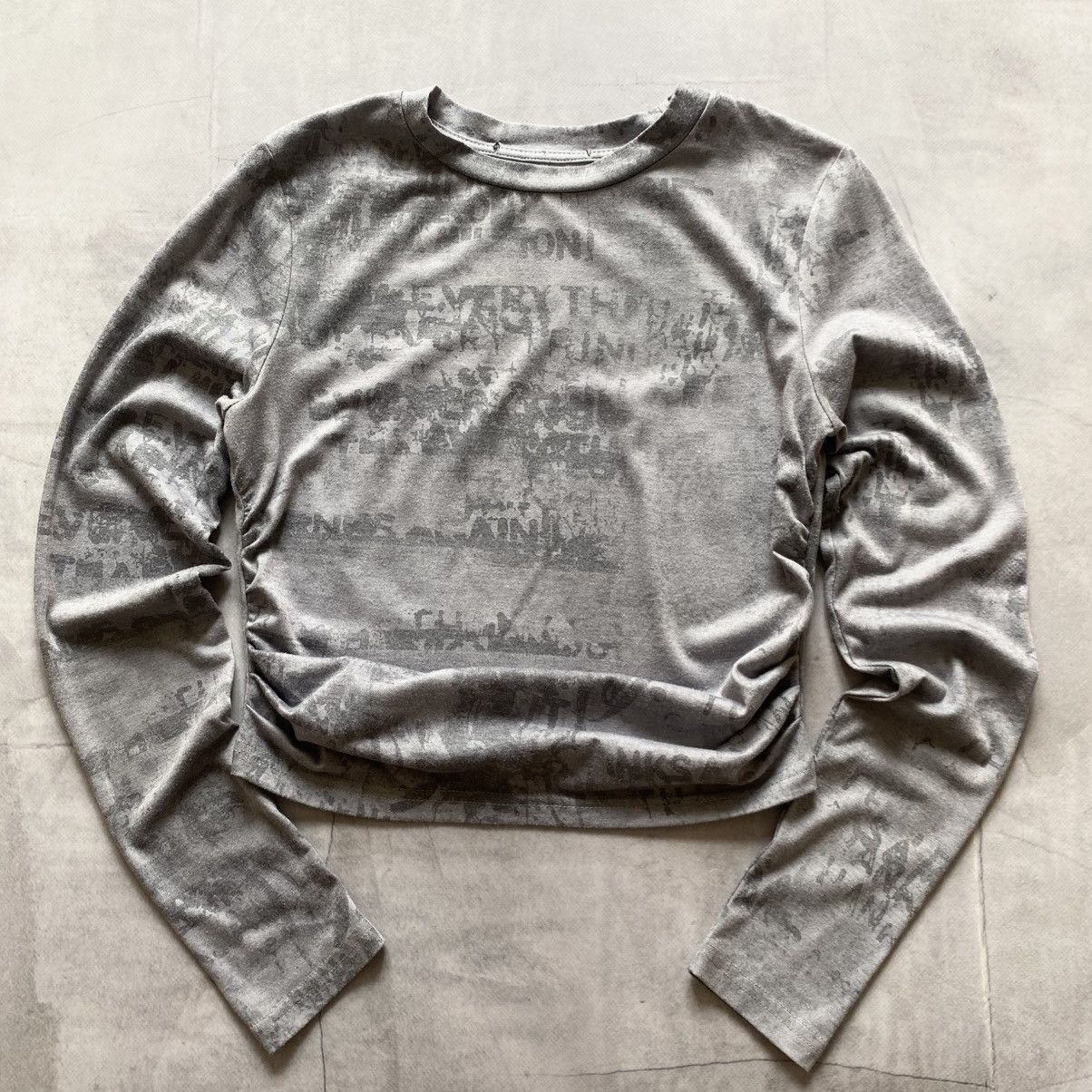 Hysteric Glamour × If Six Was Nine × Japanese Brand Poem Hysteric Glamour Style Cropped Long Sleeve T-Shirt Size S / US 4 / IT 40 - 2 Thumbnail