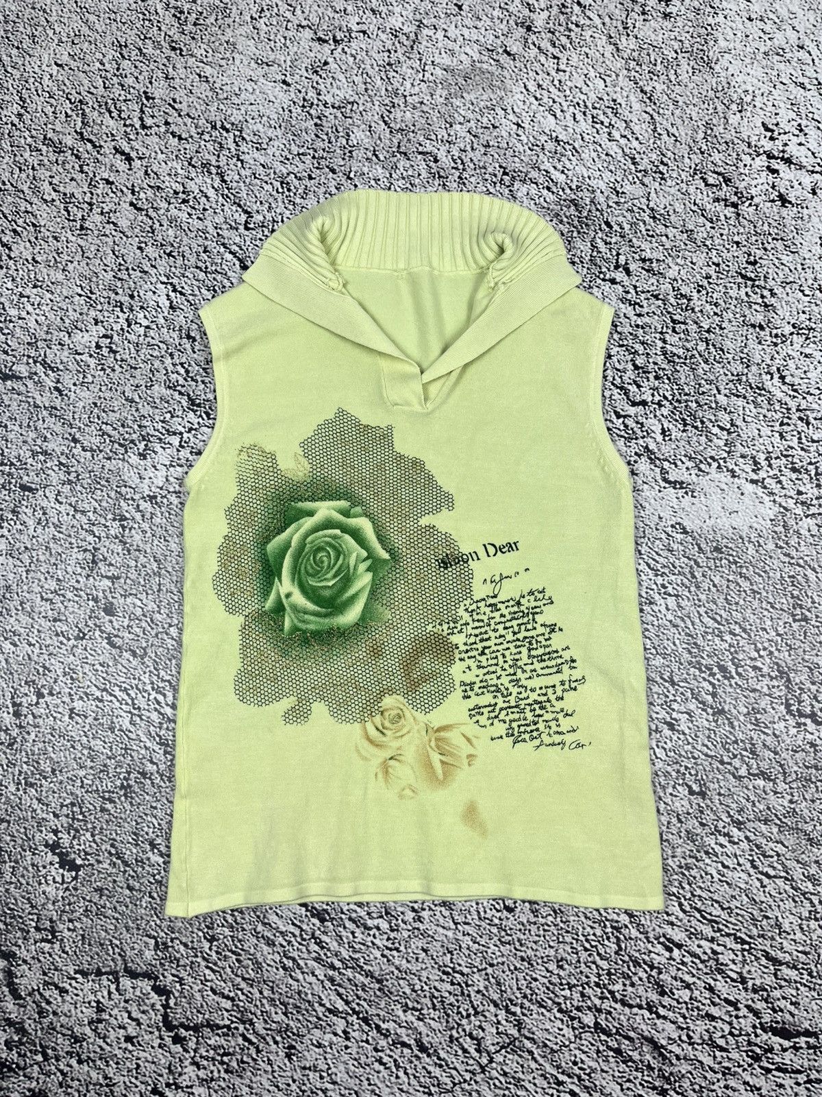 Japanese Brand Vintage Sleeveless Polo Tank Top Floral Print Retro Style Size S / US 4 / IT 40 - 1 Thumbnail
