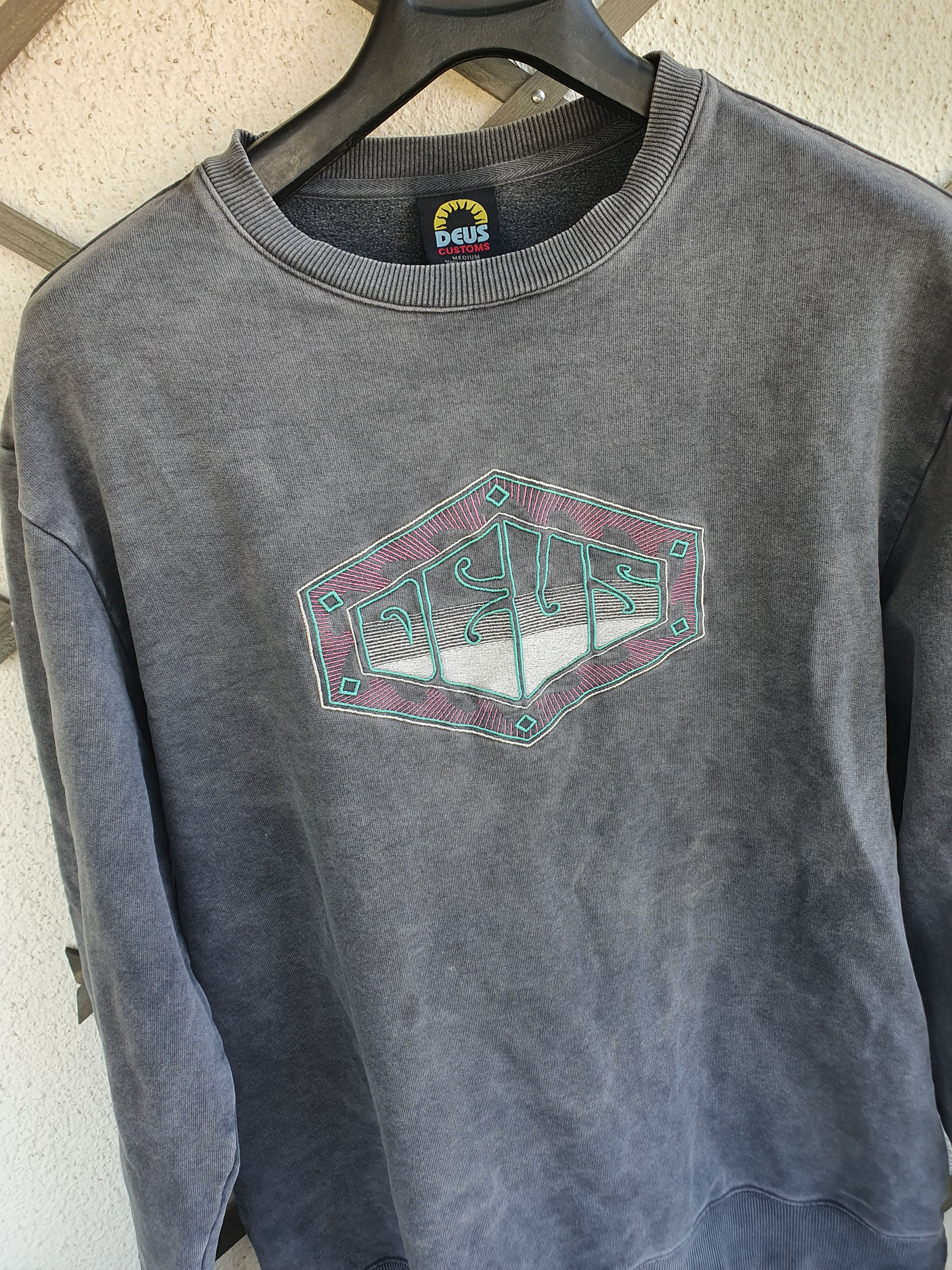 Deus Ex Machina × Swagger deus ex machina Wavepool Acid Crew Sweatshirt sz L Size US L / EU 52-54 / 3 - 8 Thumbnail