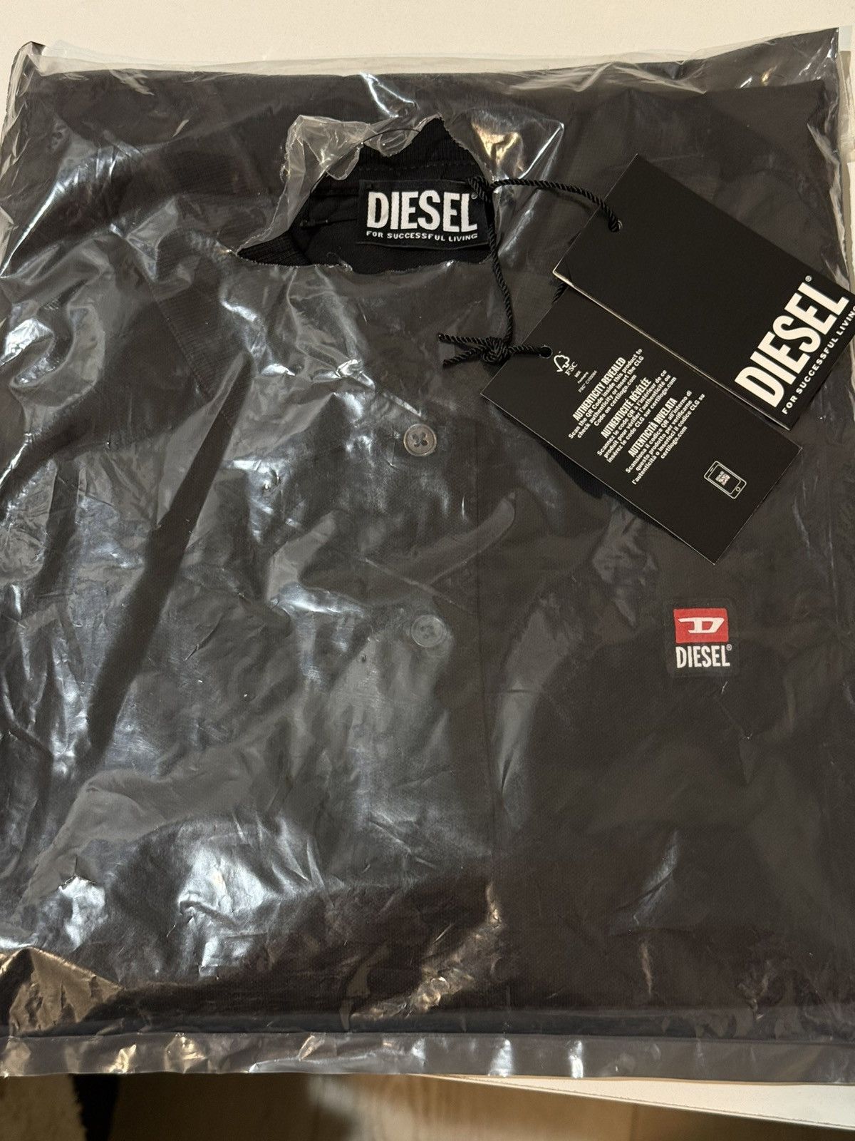 Diesel Diesel polo Smith with patch logo US L Size US L / EU 52-54 / 3 - 2 Thumbnail
