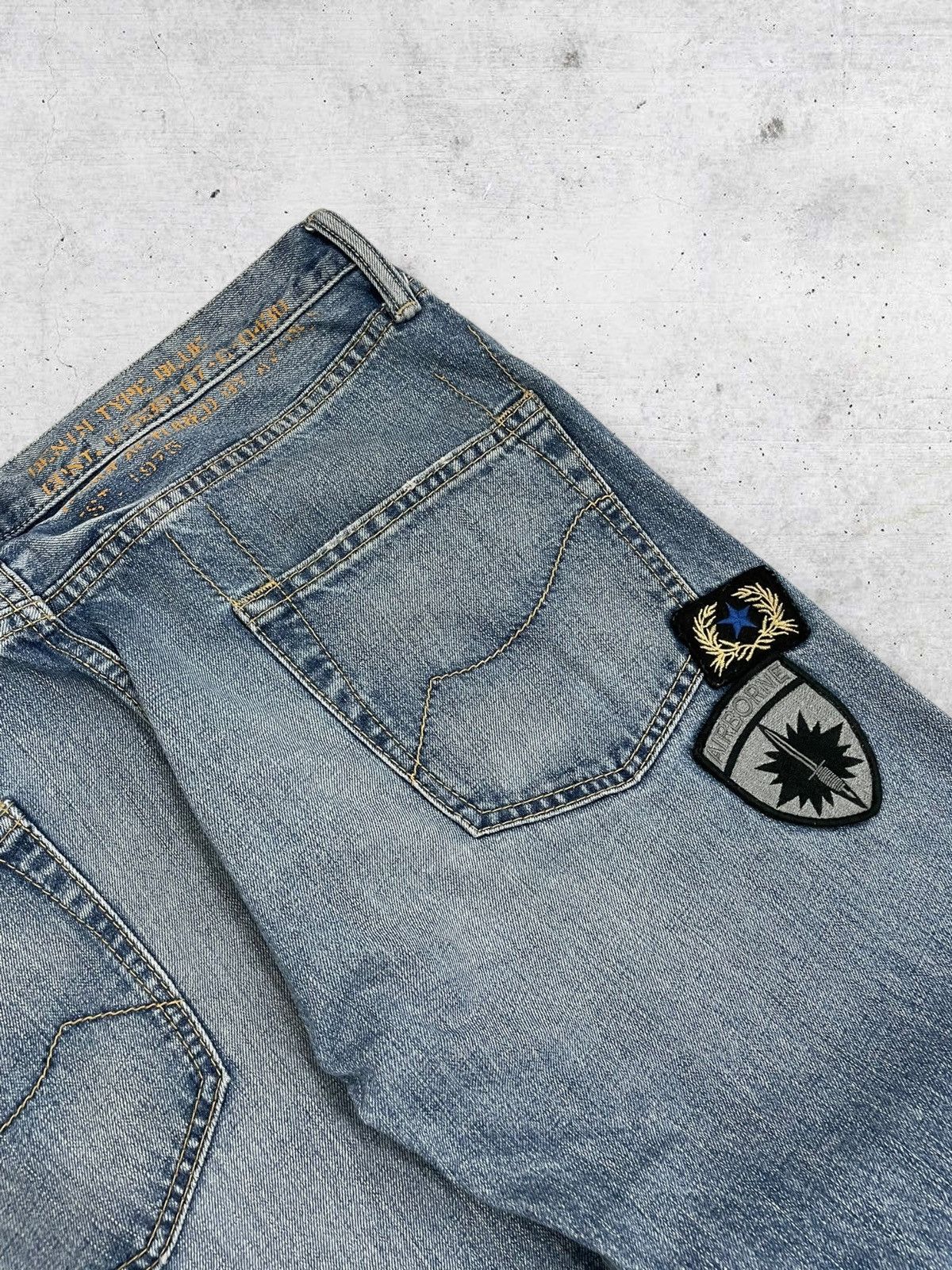 Avirex VINTAGE AVIREX OG 90S DESIGNER WAR MILITARY PATCHWORK DENIM Size US 32 / EU 48 - 16 Thumbnail