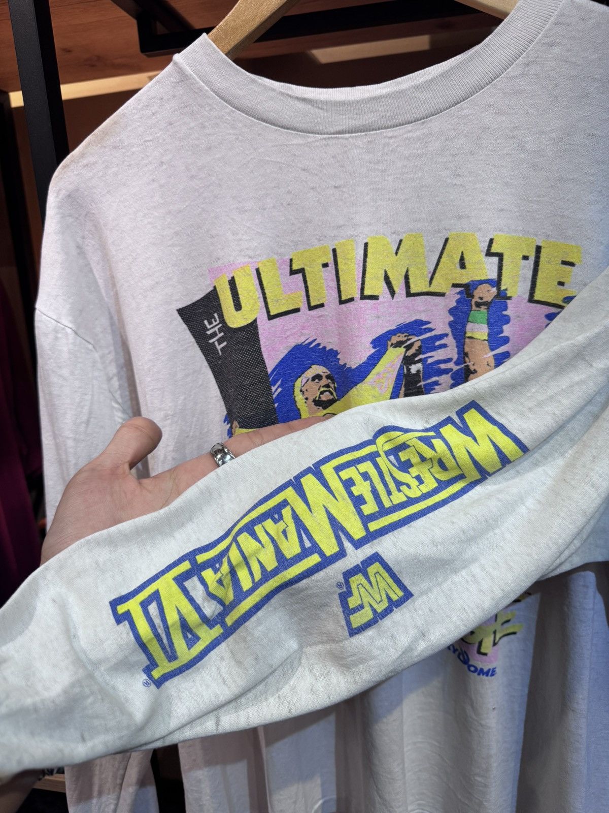 Other WWF Wrestlemania Ultimate Challenge 1990 Longsleeve Vintage Size US L / EU 52-54 / 3 - 8 Thumbnail