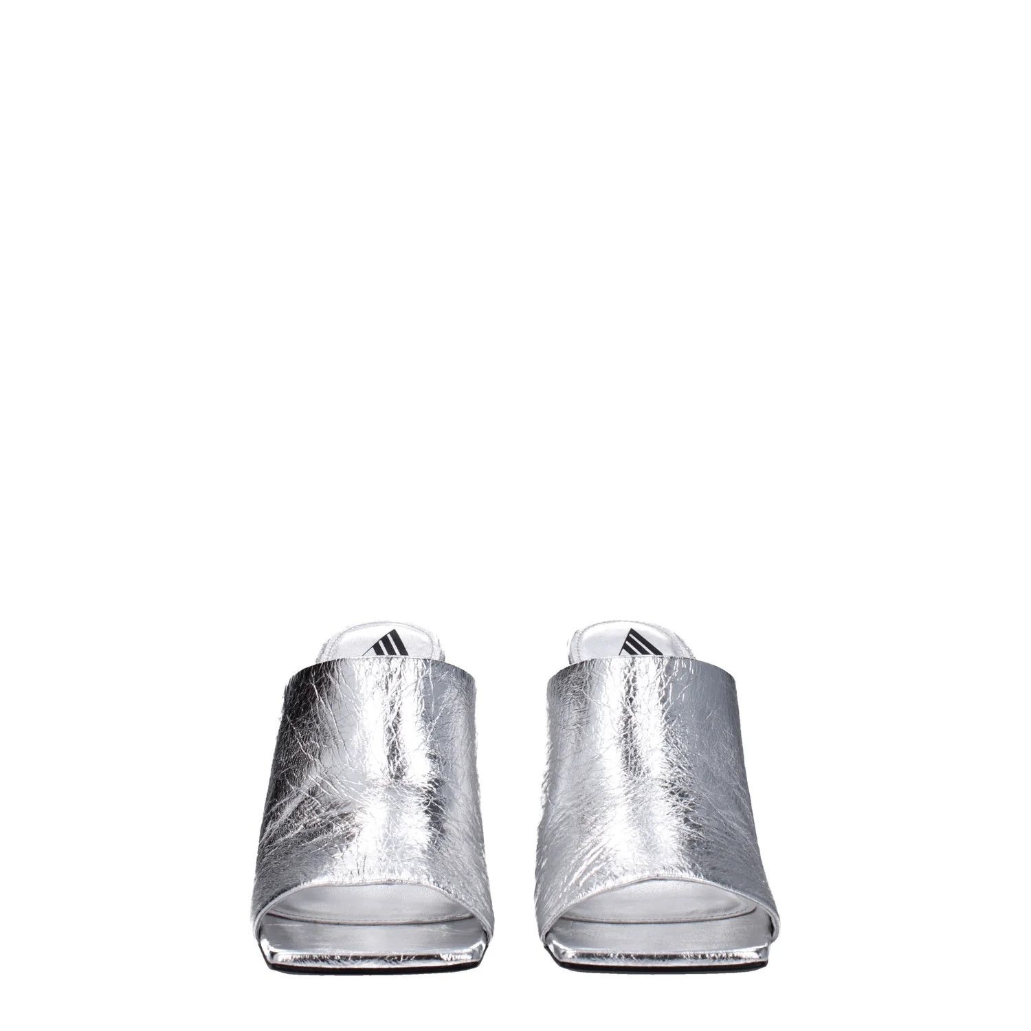 The Attico ob1o1e1224 Leather Sandals in Silver Size US 10 / IT 40 - 3 Thumbnail