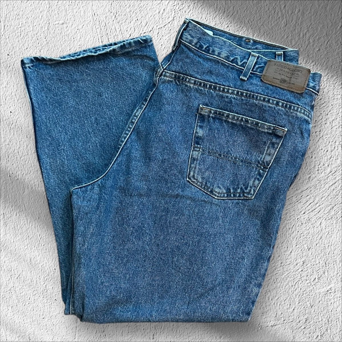 Faded Glory Vintage Faded Glory Relaxed Fit Denim Blue Jeans Size 42x30 Size US 42 / EU 58 - 1 Thumbnail