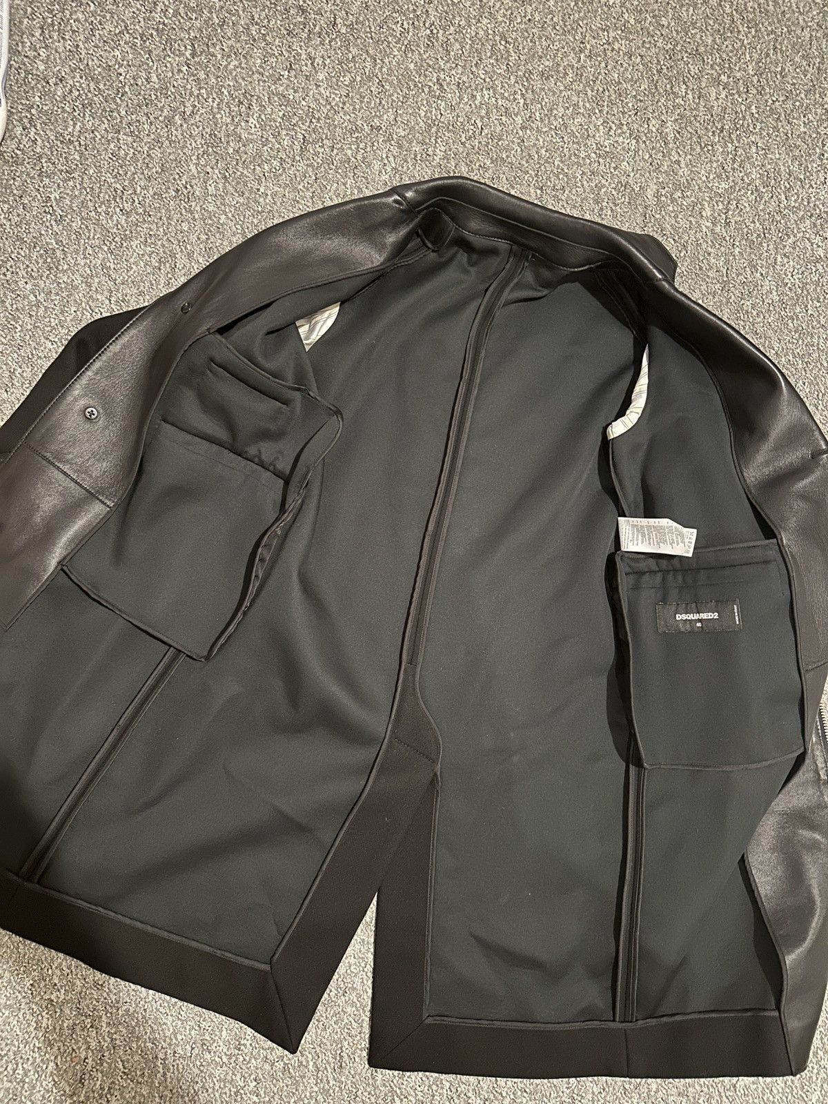 Dsquared2 Dsquared2 wollmantel Nappa Leder Details size 40 neu Size S / US 4 / IT 40 - 7 Thumbnail