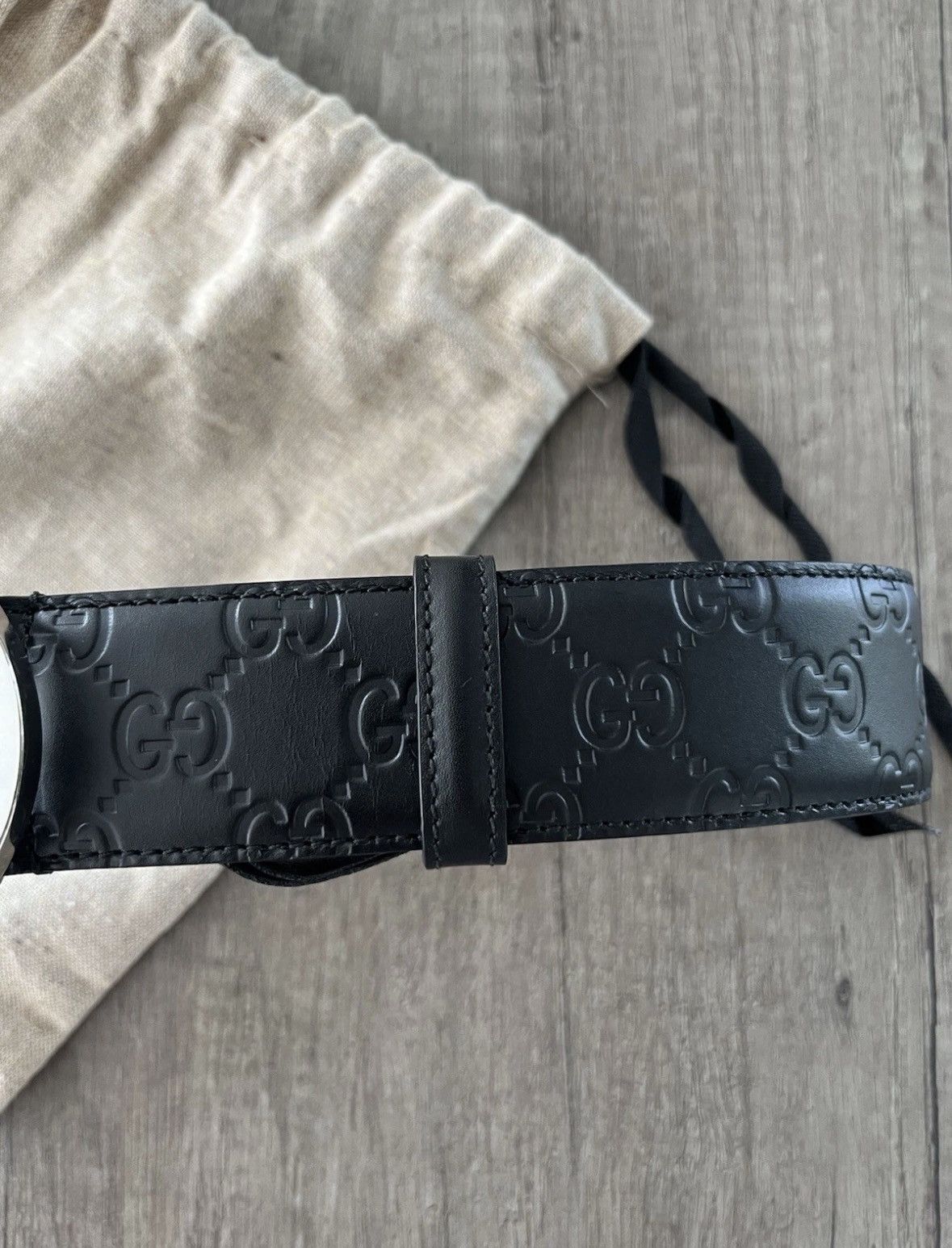 Gucci Gucci interlocking GG monogram belt black Size 28 - 4 Thumbnail