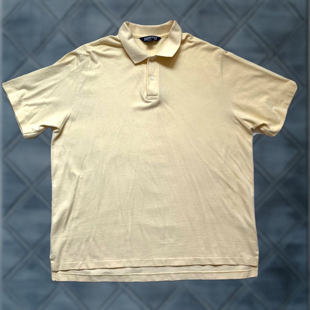 Lands' End VINTAGE Lands' End Polo Shirt Mens 2XL 50-52 Light Yellow Rugby USA Classic NEW Size US XXL / EU 58 / 5 - 1 Thumbnail
